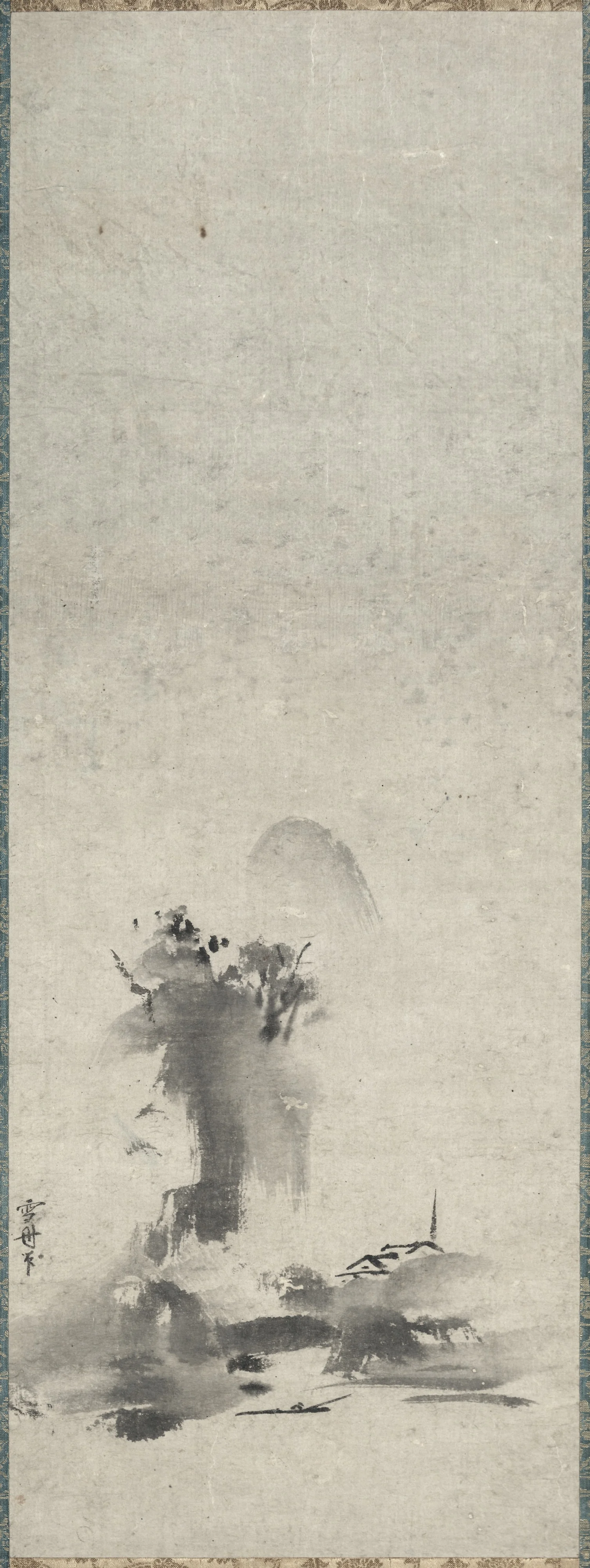 Haboku, Splashed Ink Landscape, detail