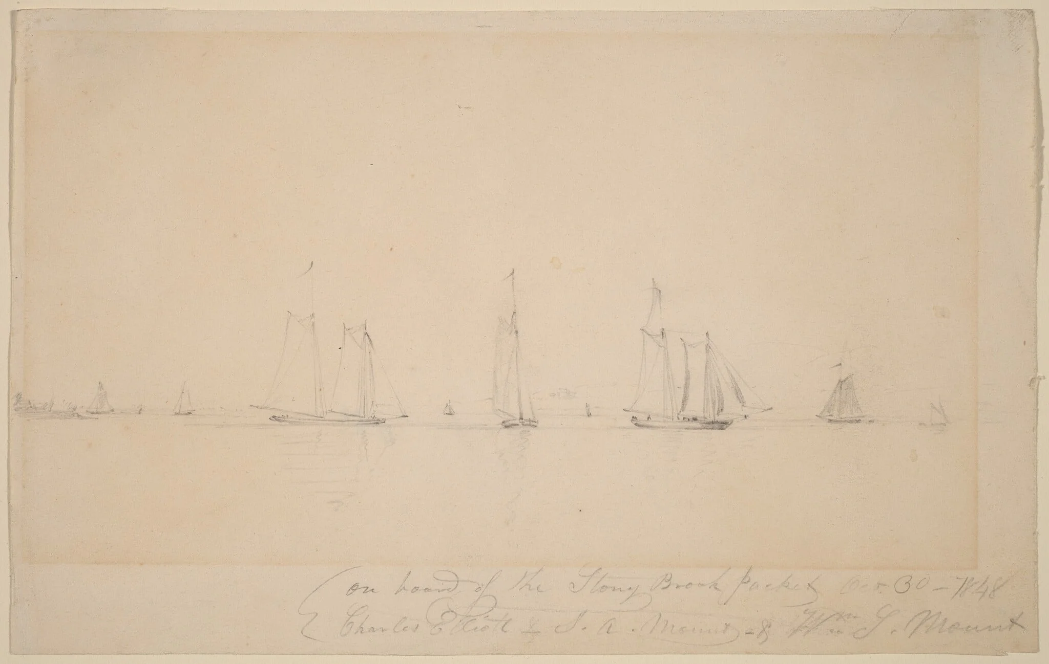 On Board of the Stony Brook Packet, detail