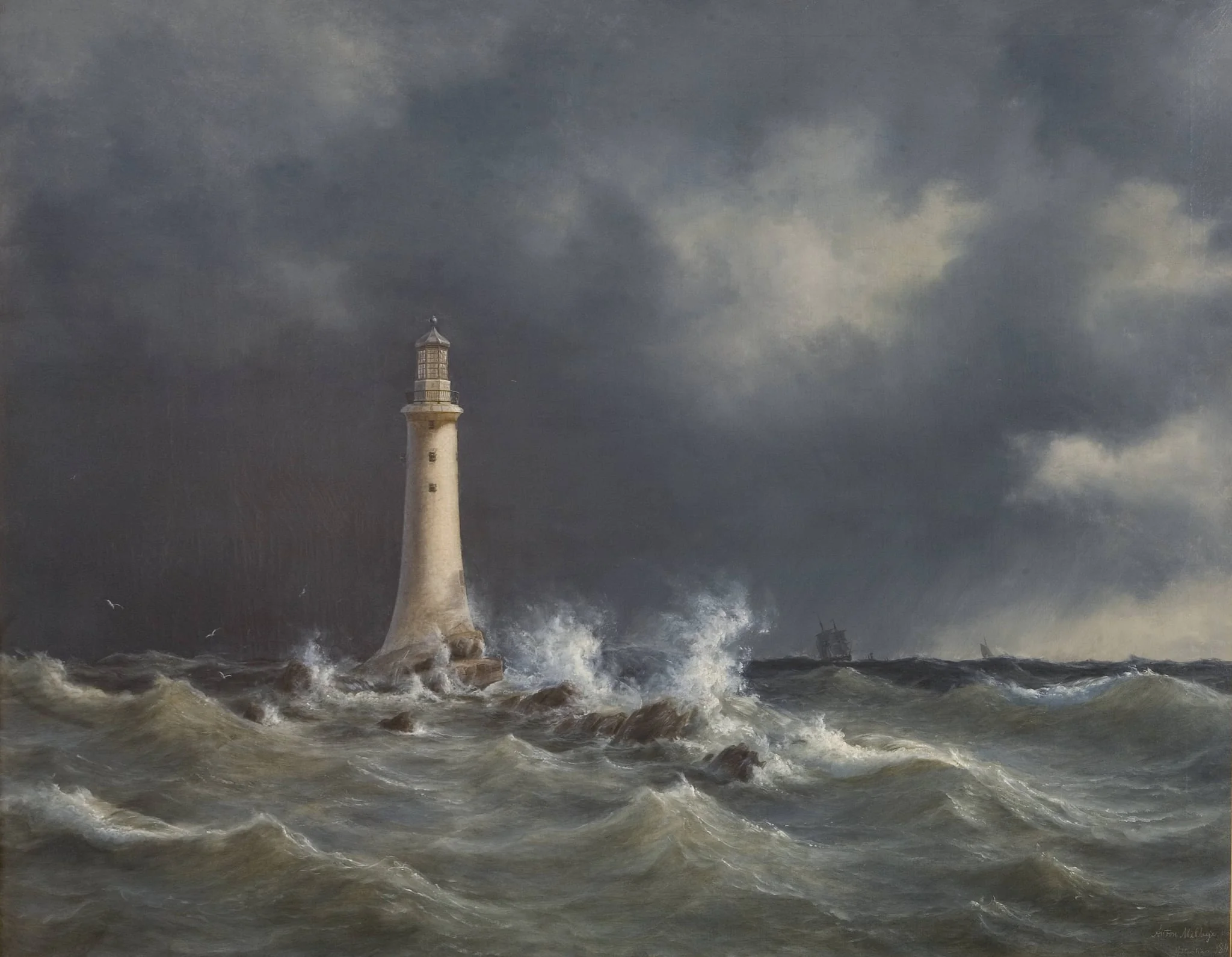 Eddystone Lighthouse, detail