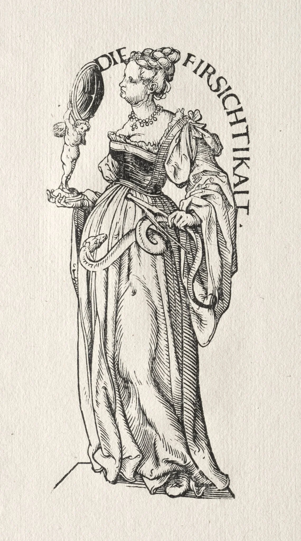 Seven Virtues: Prudence, detail