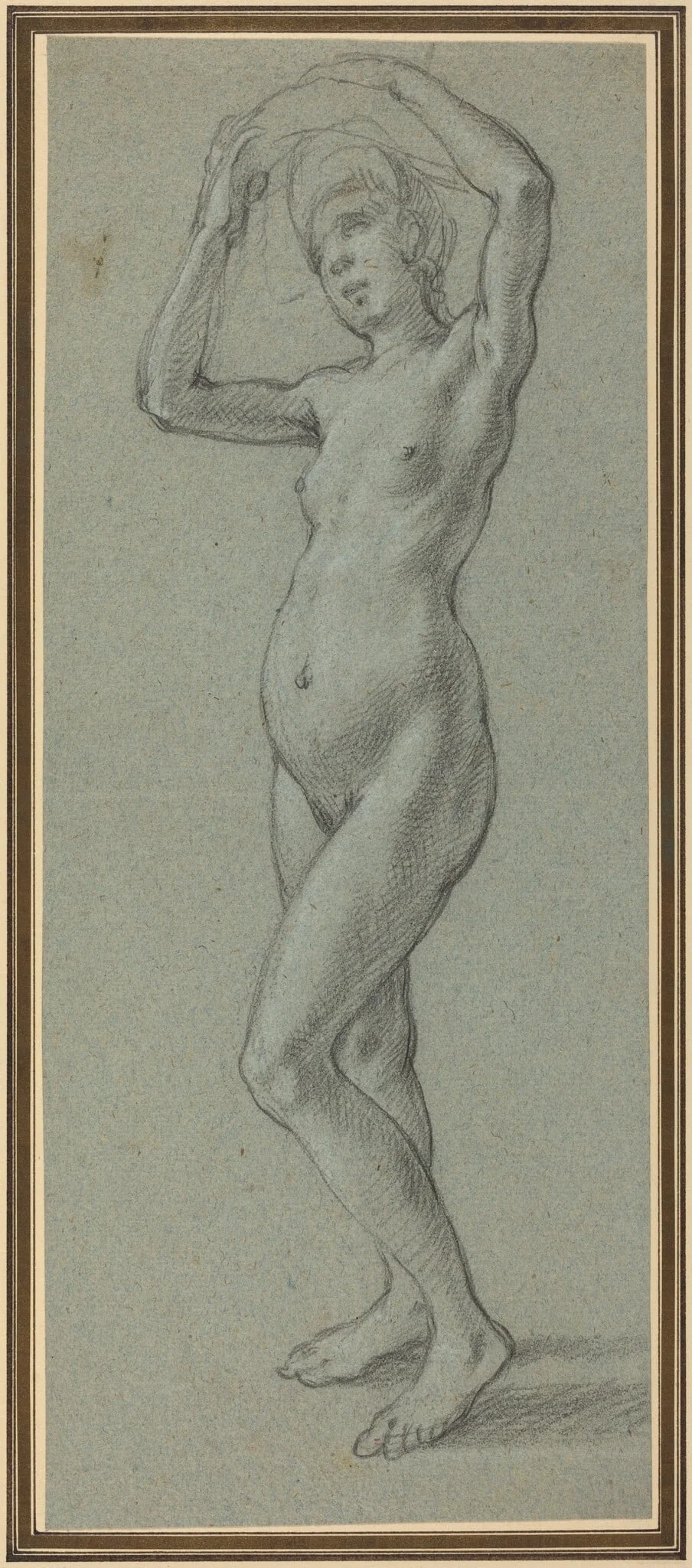 Study of a Female Nude, detail