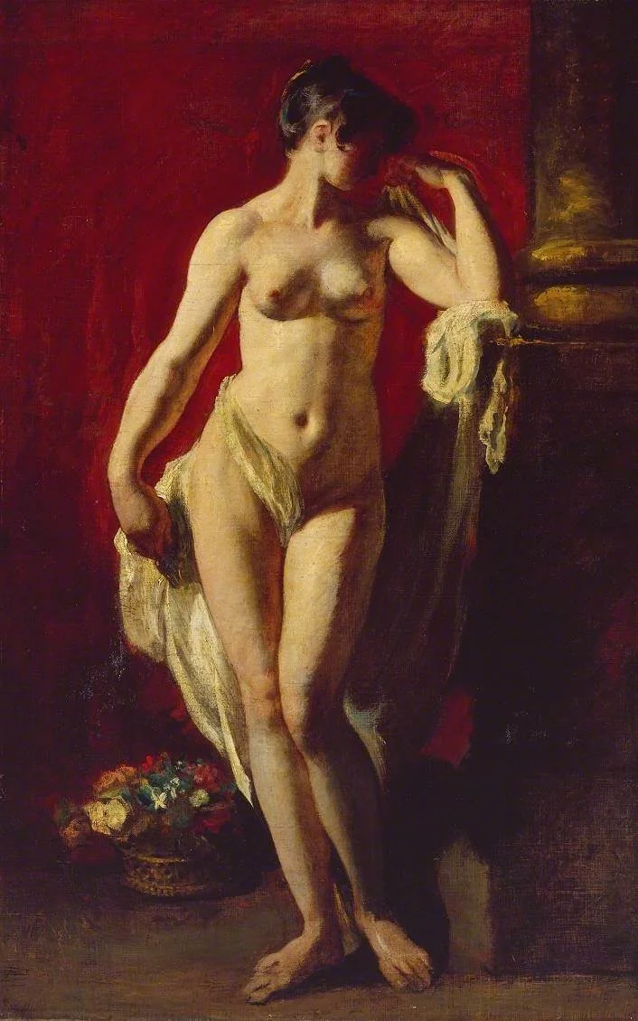 Standing Female Nude, detail