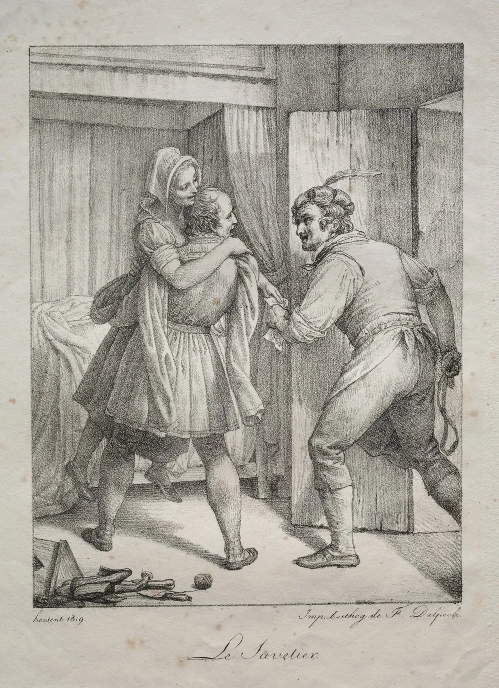 The Cobbler, by Louis Hersent, 1820