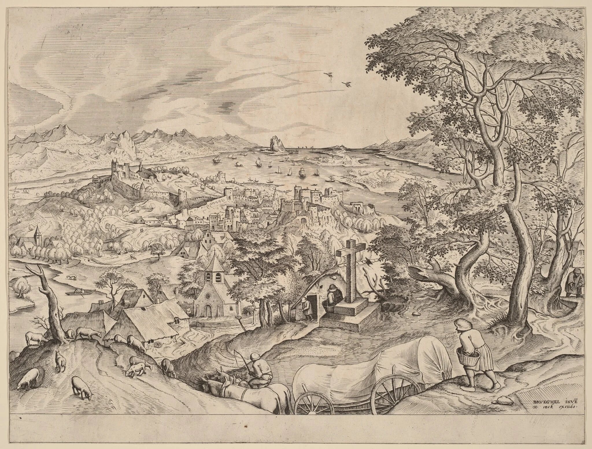 Plaustrum Belgicum (The Belgian Wagon), detail