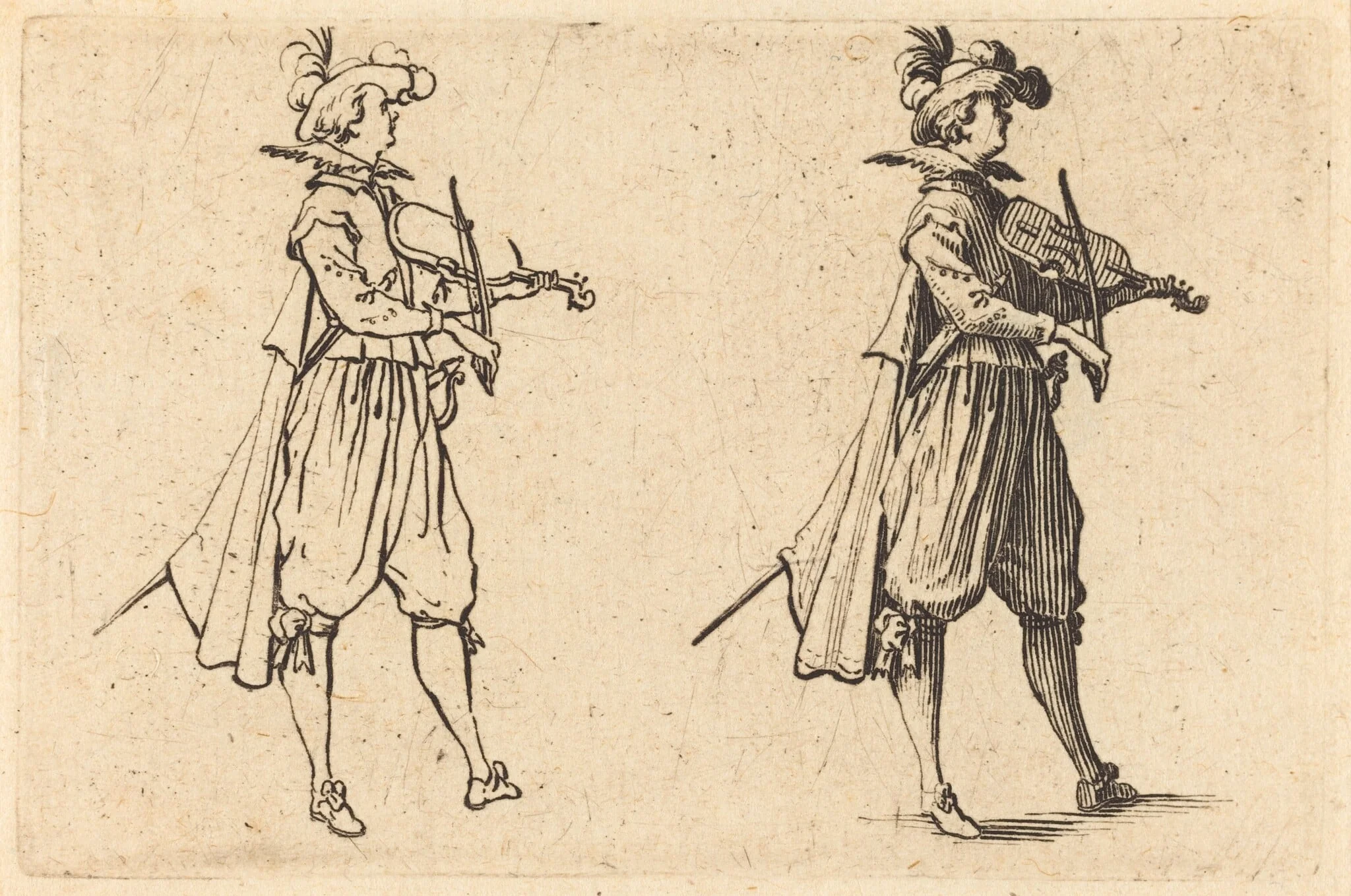 Violinist, detail