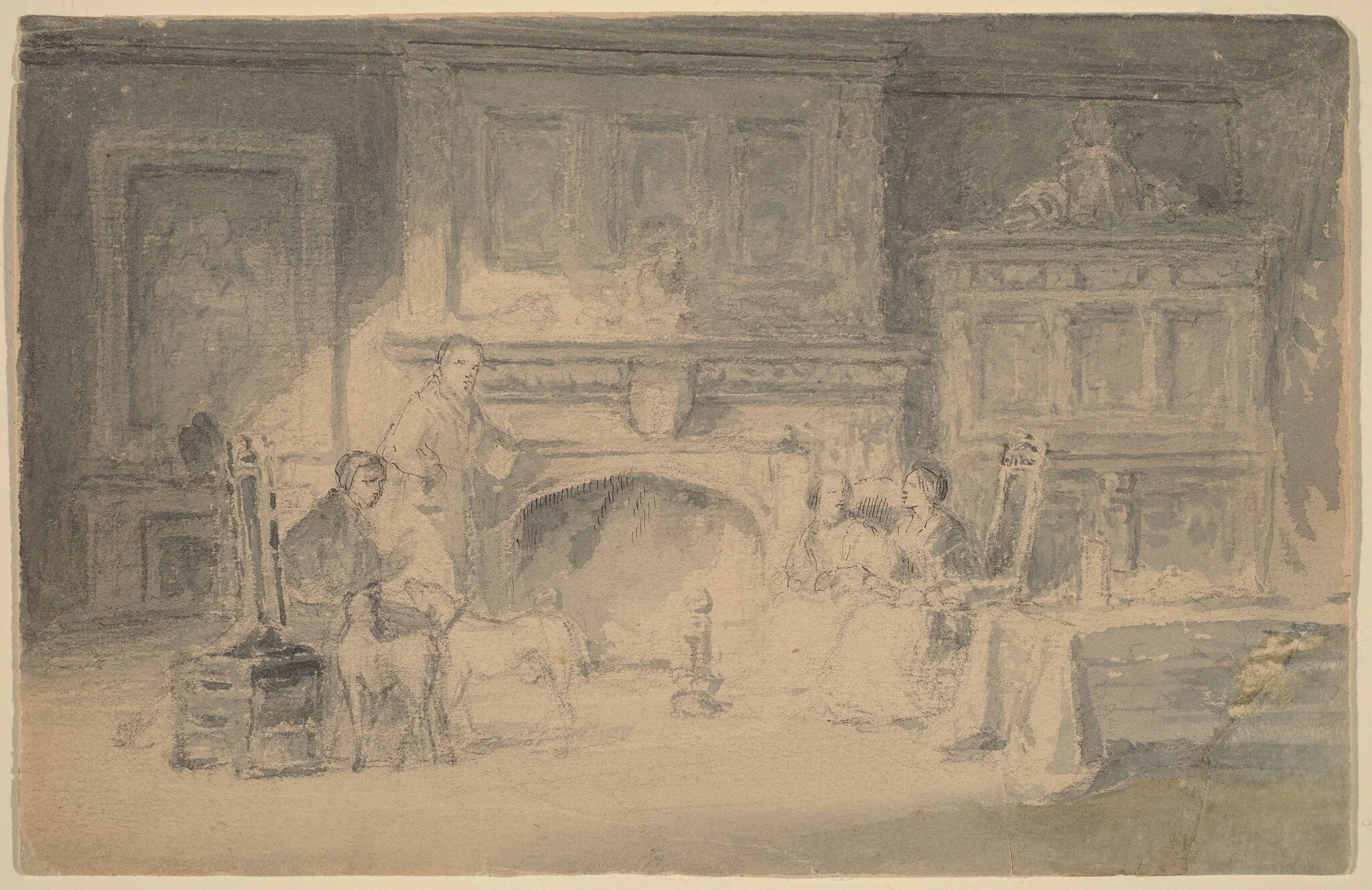 Study for "The Bailey Family", detail