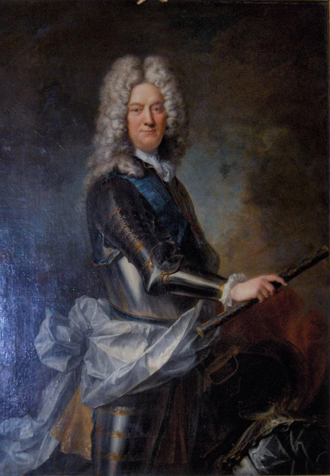 Portrait of Charles-Armand de Gontaut, Duke of Biron, Marshall of France, detail