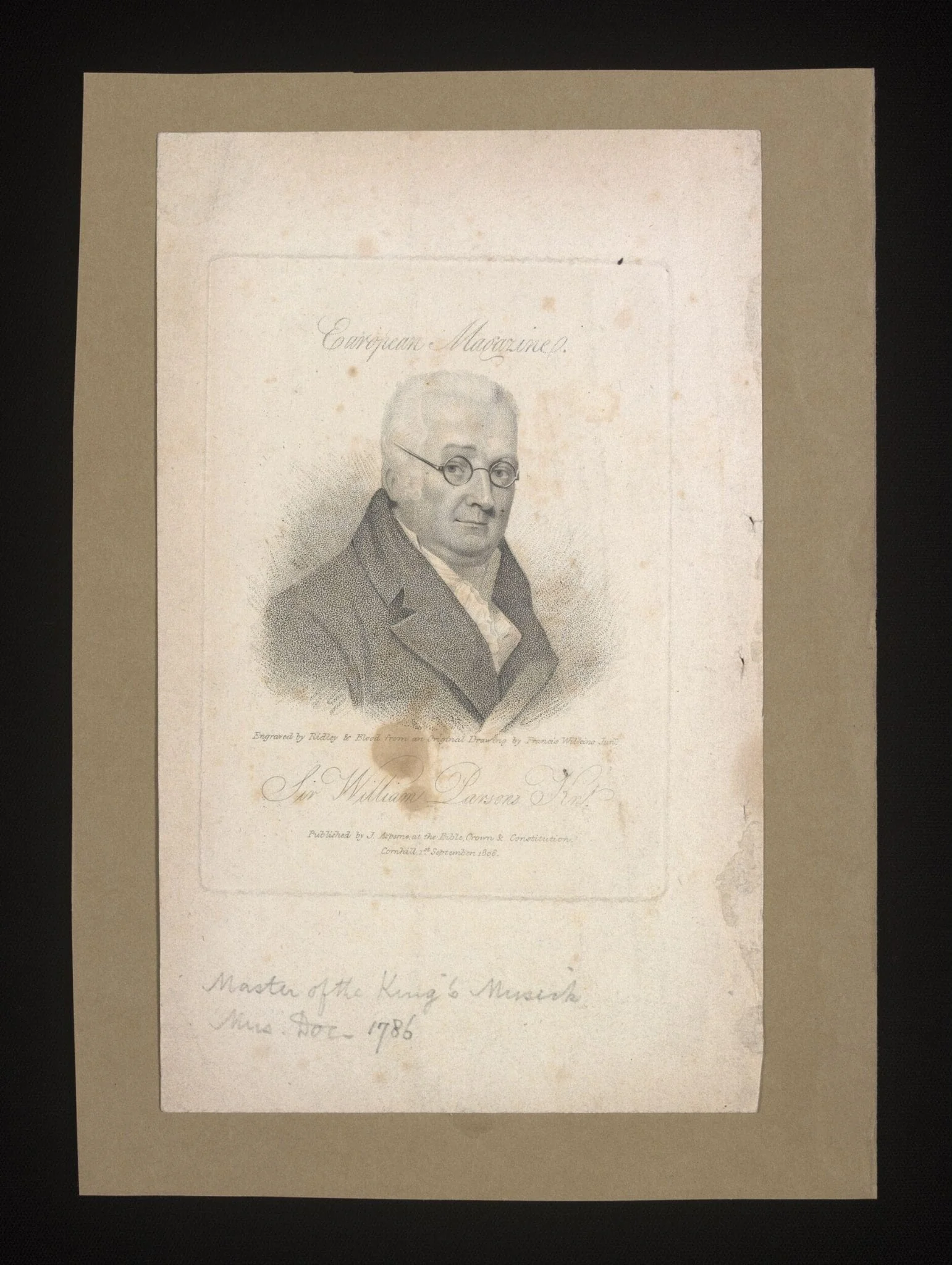 Sir William Parsons, detail