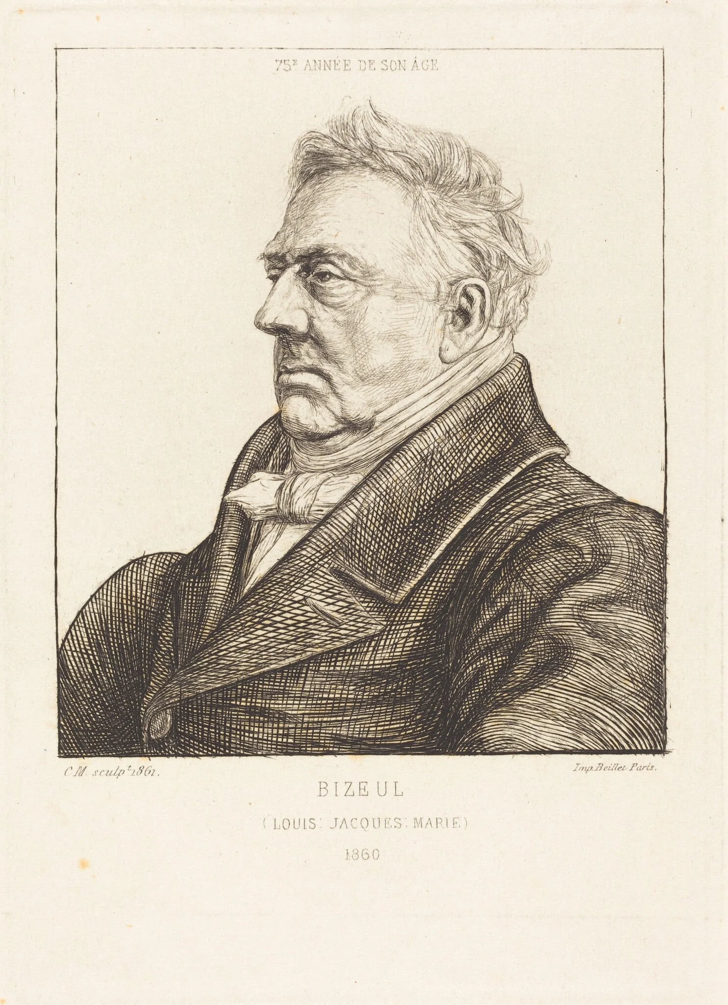 L.J.-Marie Bizeul, a Breton Archaeologist, detail