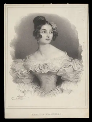 H Beard Print Collection, by Jacques Francois Gauderique Llanta, 1835