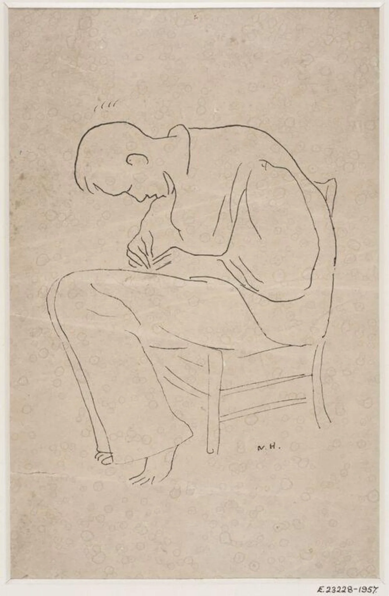 Amedeo Modigliani, detail