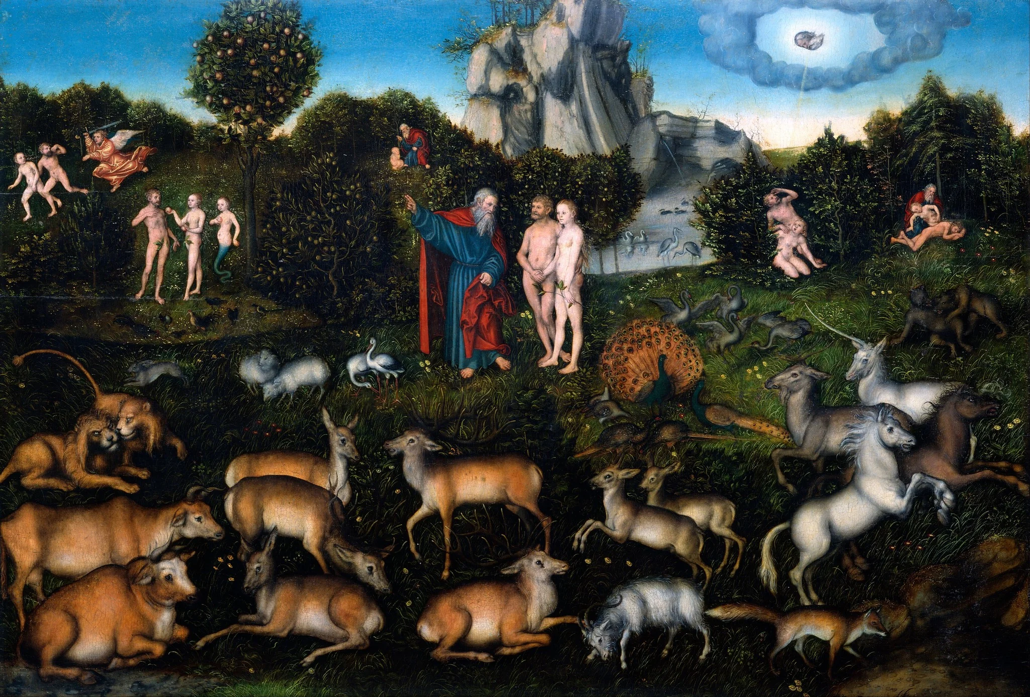 The Garden of Eden, detail