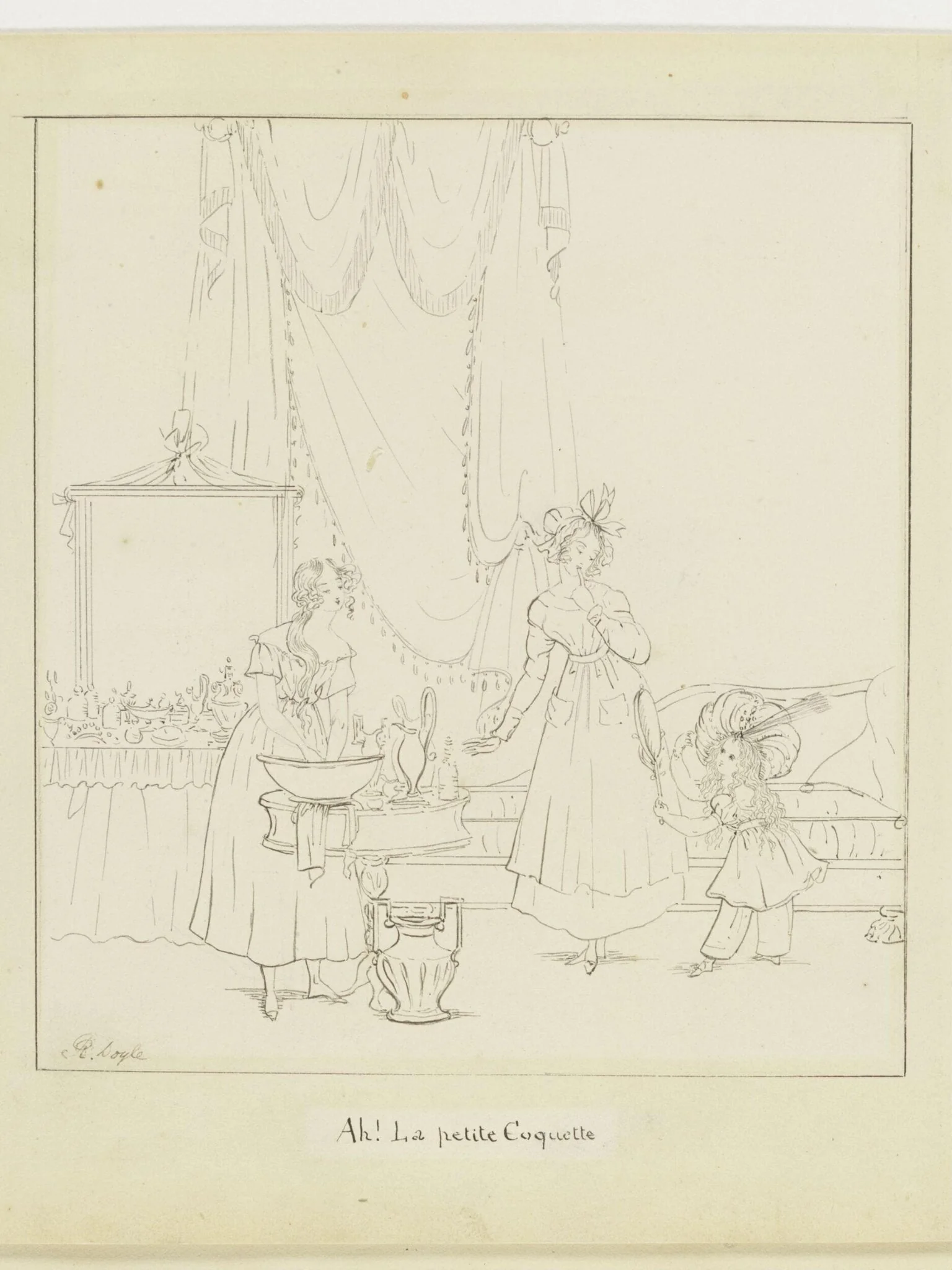 Ah! La petite Coquette, detail