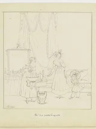 Ah! La petite Coquette, by Richard Doyle, 1824
