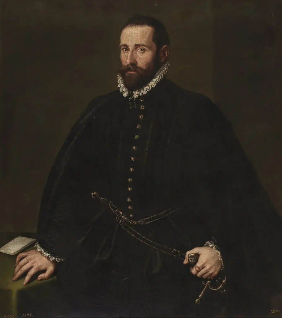 Portrait of a Gentleman, by Jacopo Tintoretto, oil, 1501