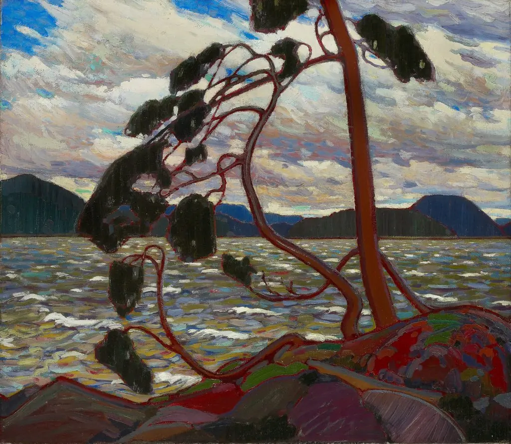 The West Wind, by Tom Thomson, oil, 1917