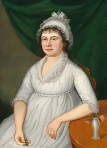 Hannah Lemmon Corcoran (Mrs. Thomas Corcoran), by Charles Peale Polk, oil, 1806