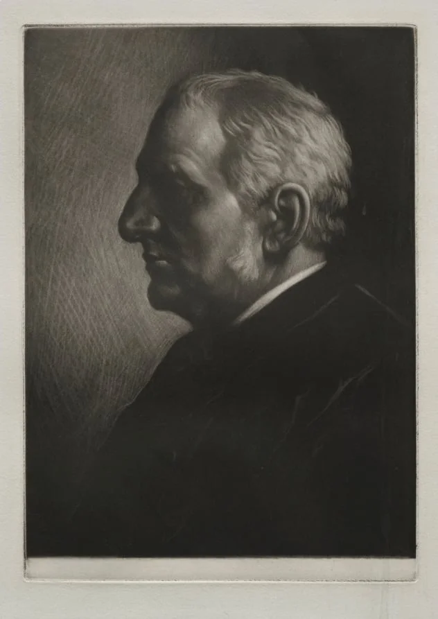 Sir Seymour Haden, detail