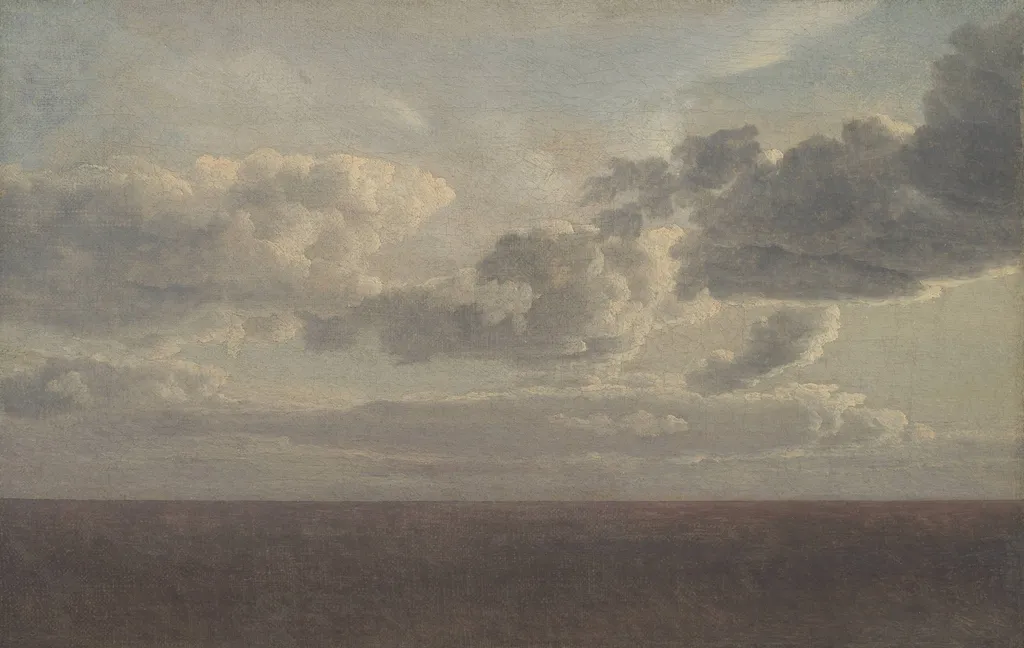 Study of Clouds over the Sea, by Unknown artist