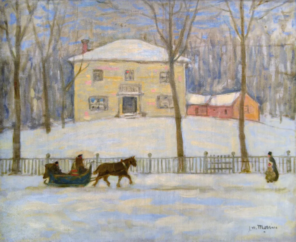 La Vieille Maison Holton à Montréal, by James Wilson Morrice, oil, 1908