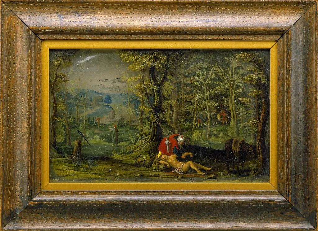 The Good Samaritan, by Daniel Bretschneider the Younger, unspecified, 1635