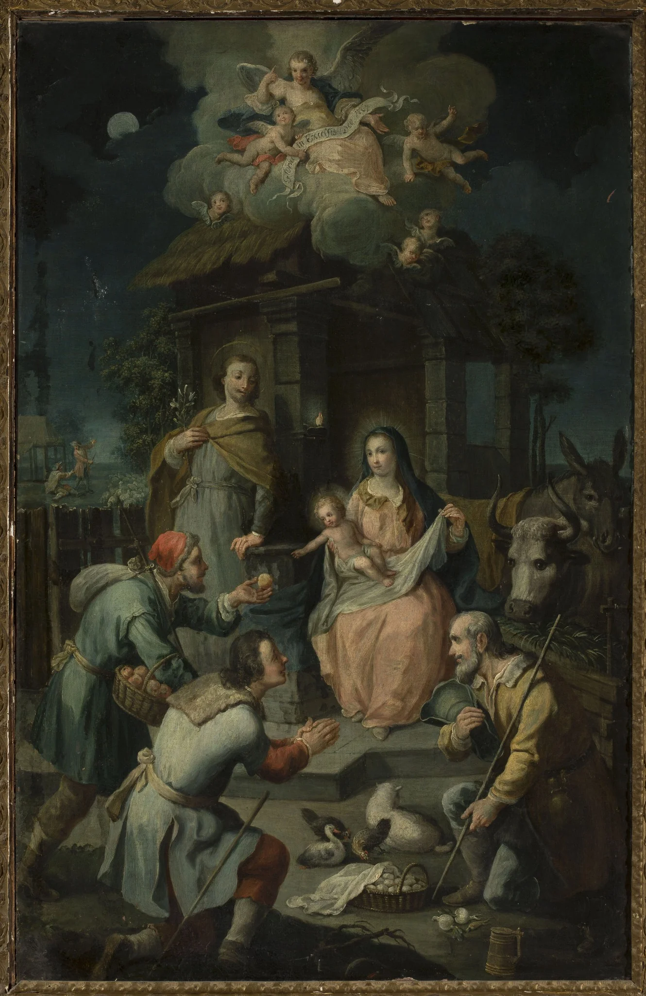 Adoration of the Shepherds, detail