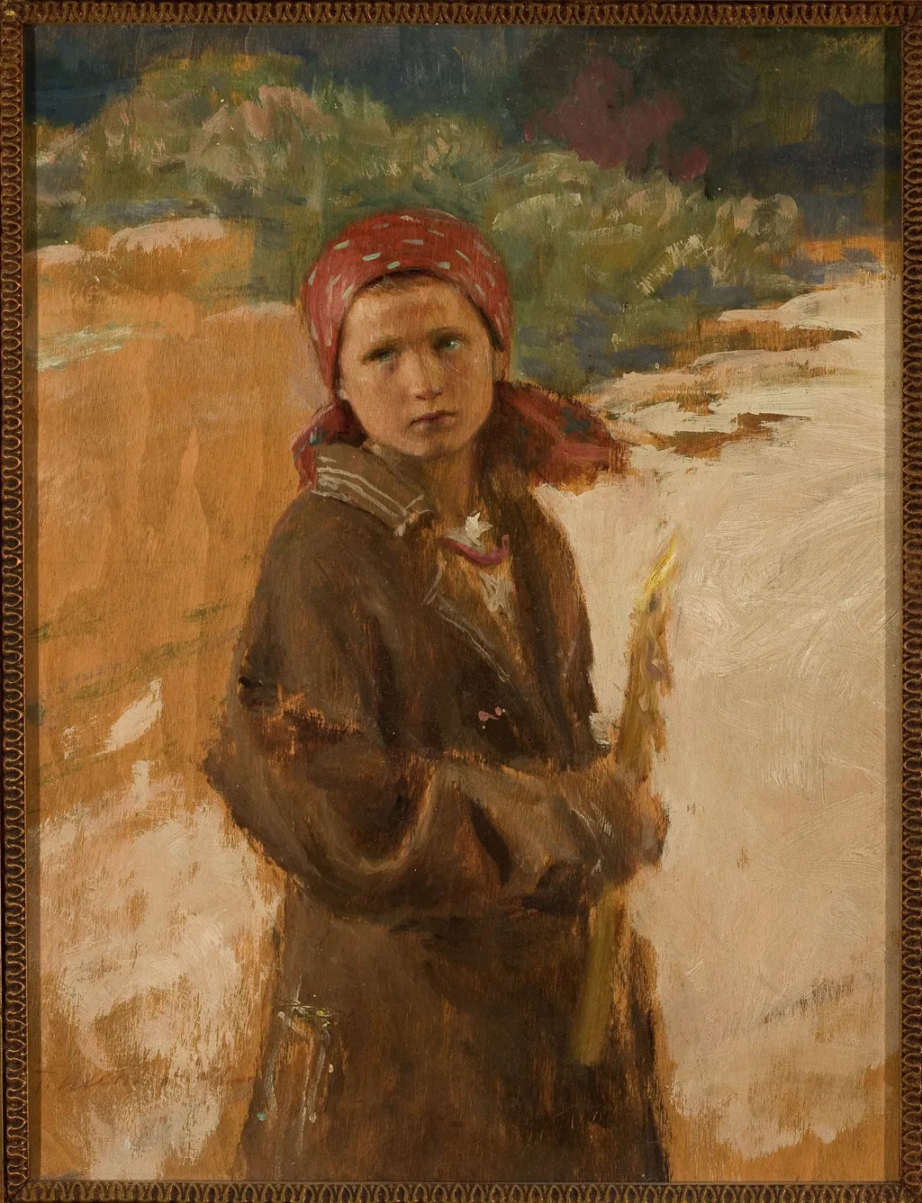 For the Candlemas, by Teodor Axentowicz, unspecified, 1900