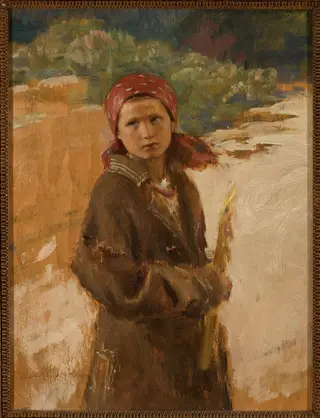 For the Candlemas, by Teodor Axentowicz, unspecified, 1900