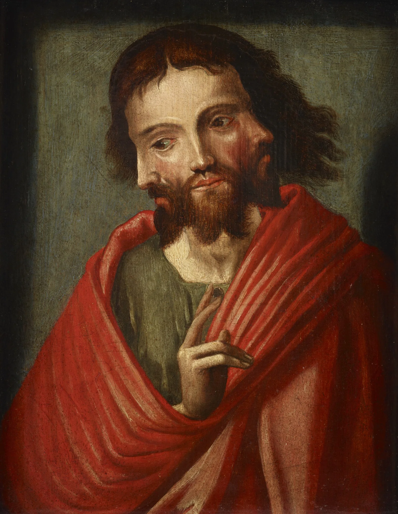 Christ with Three Faces (The Holy Trinity), detail