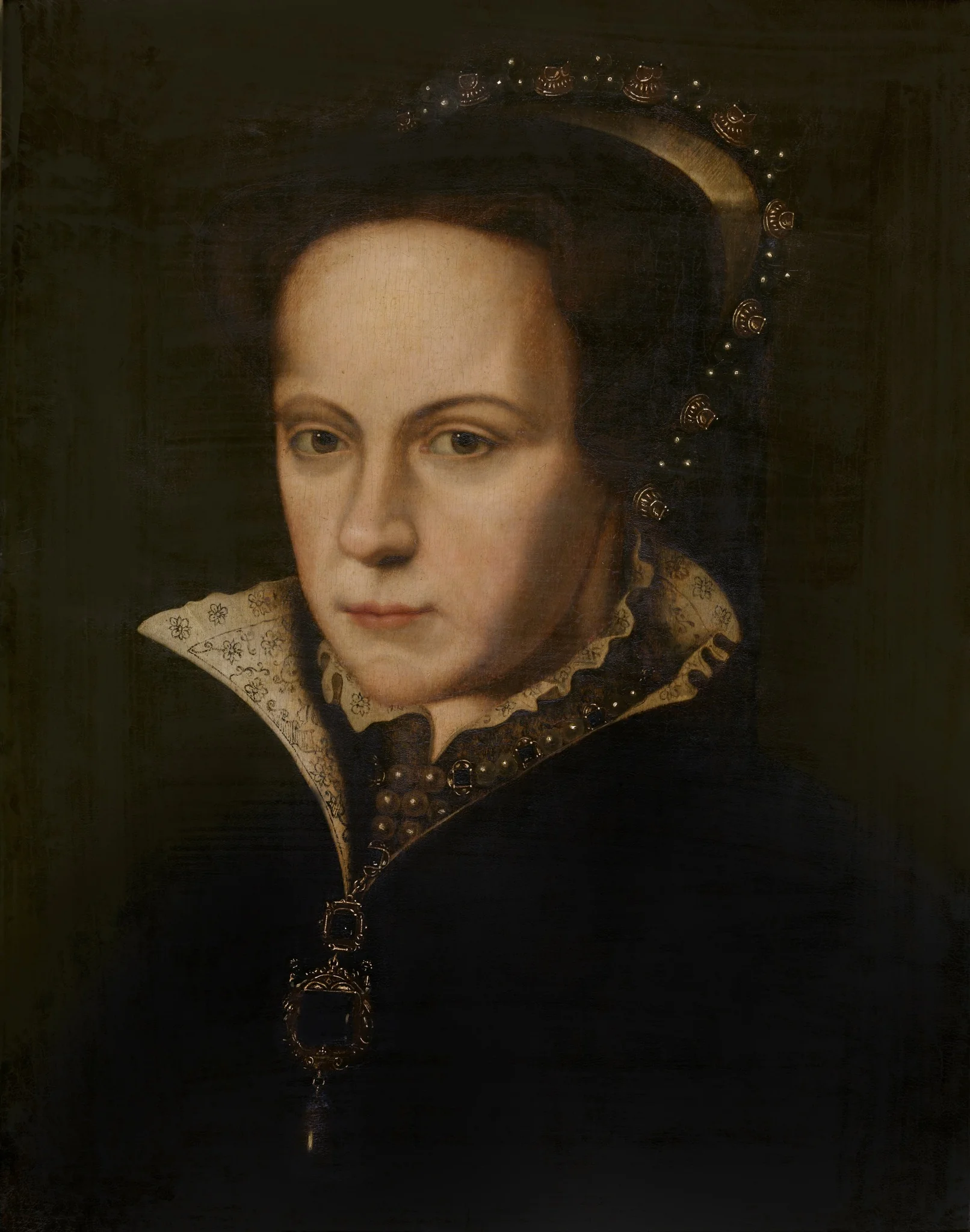 Mary Tudor, detail