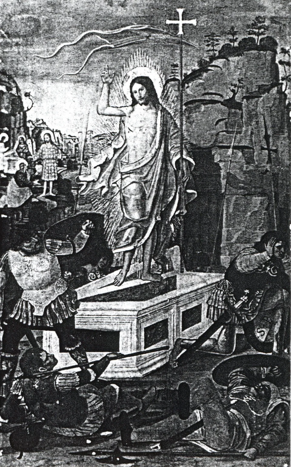 Resurrection of Christ, detail