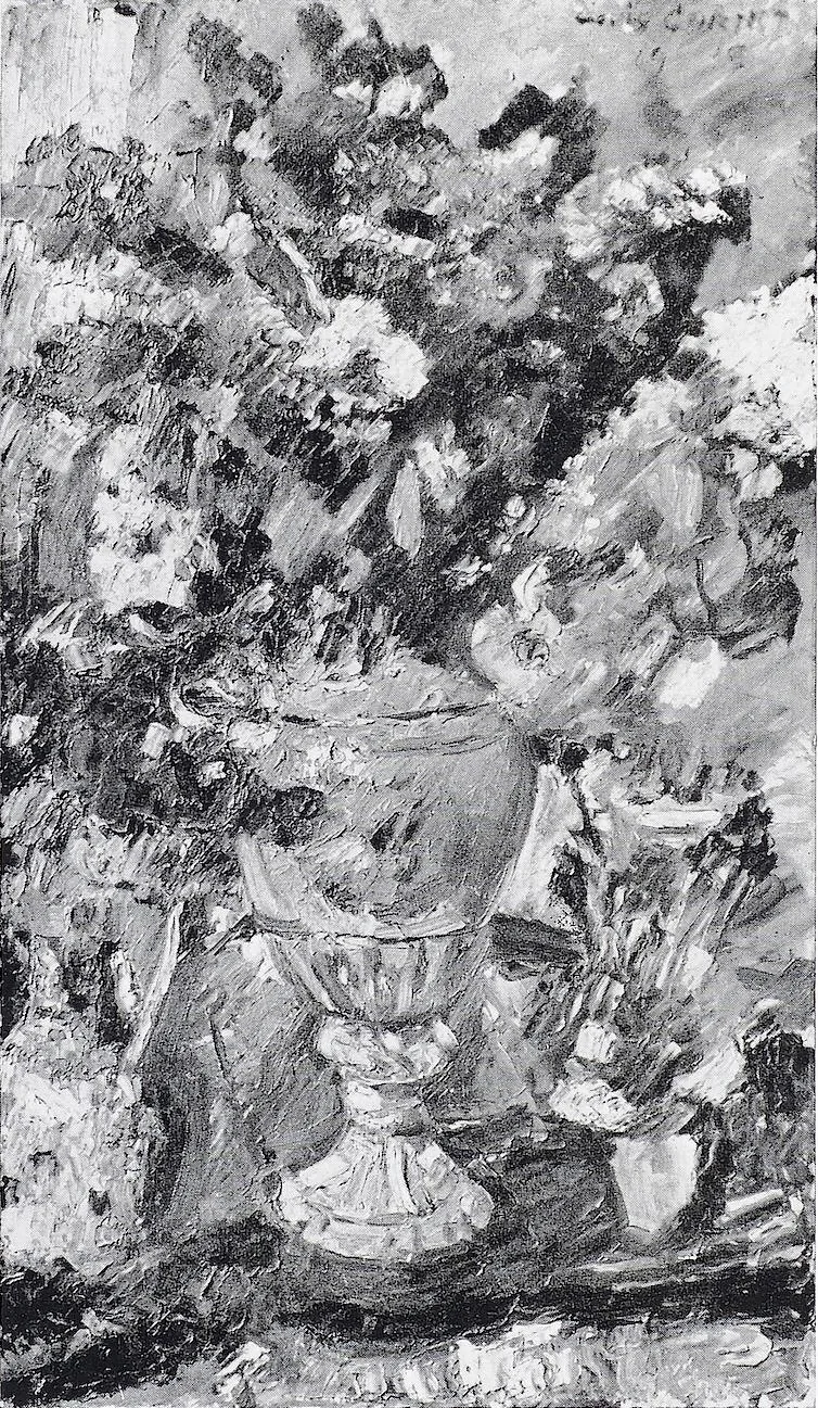 Flieder in Meißner Vase, detail
