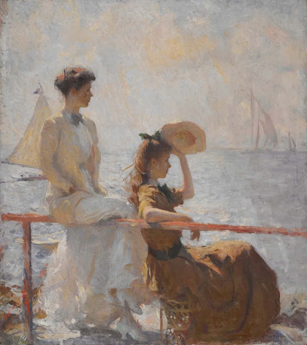 Summer Day, by Frank Weston Benson, oil, 1911