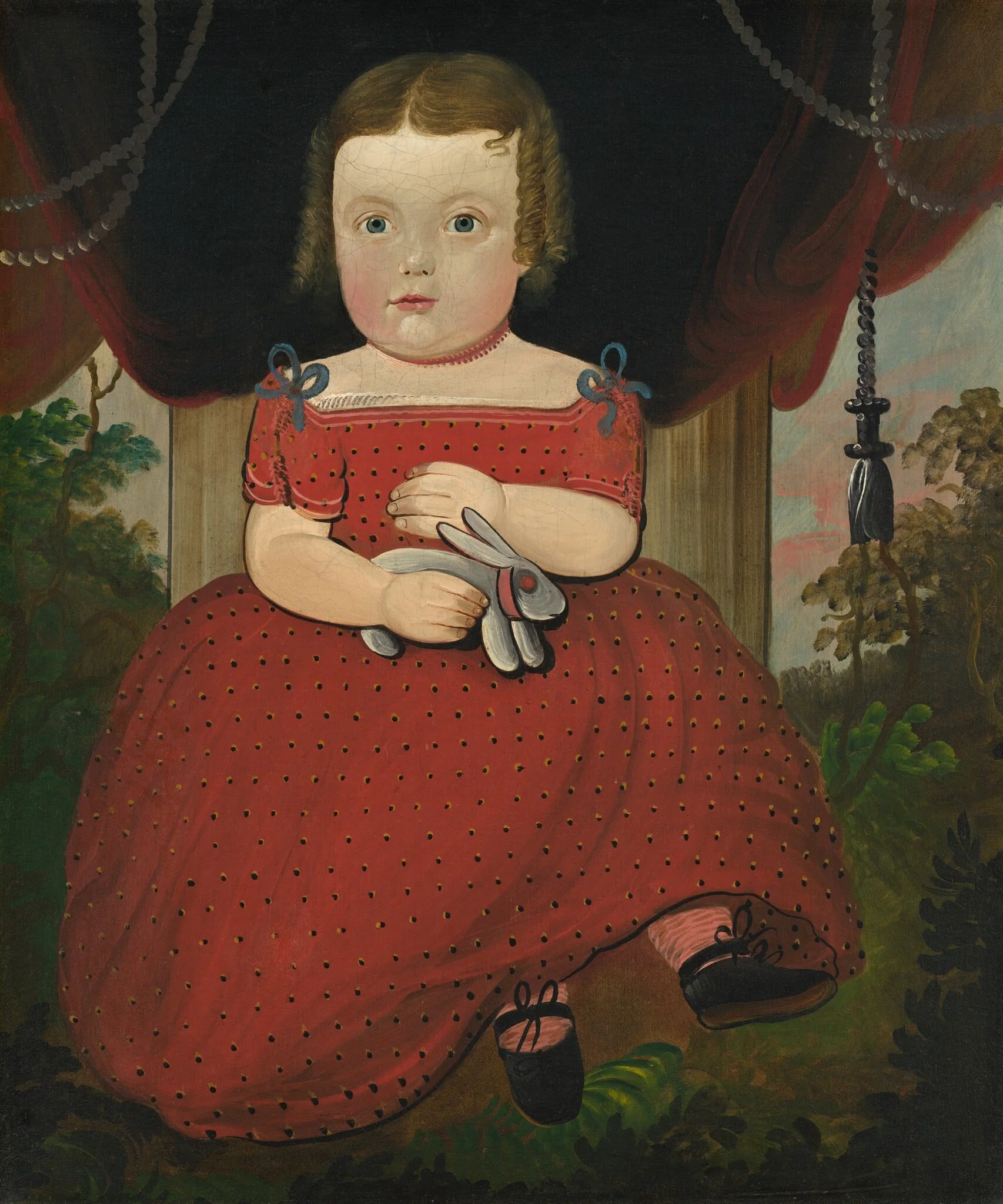 Little Miss Fairfield, detail