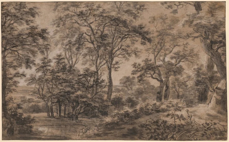 Wooded Landscape, detail