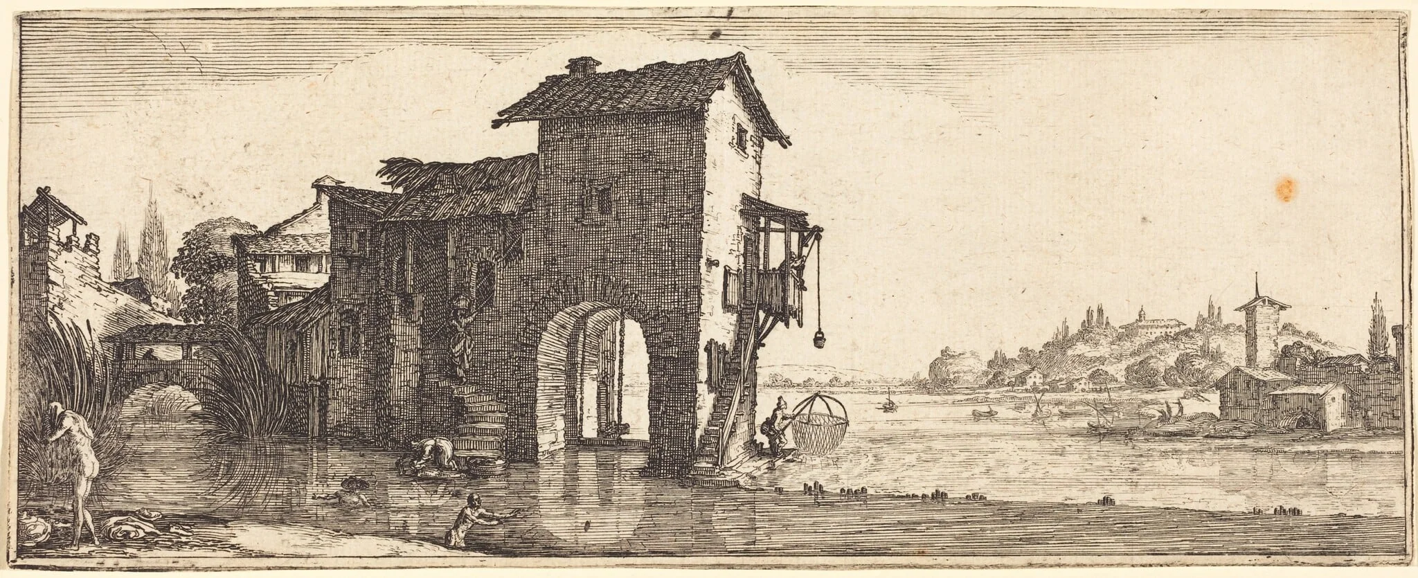 The Watermill, detail