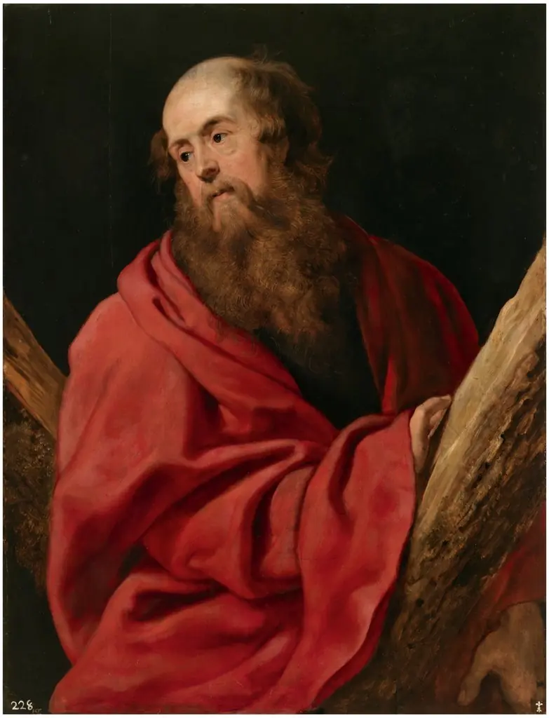 Saint Andrew, by Peter Paul Rubens, oil, 1610