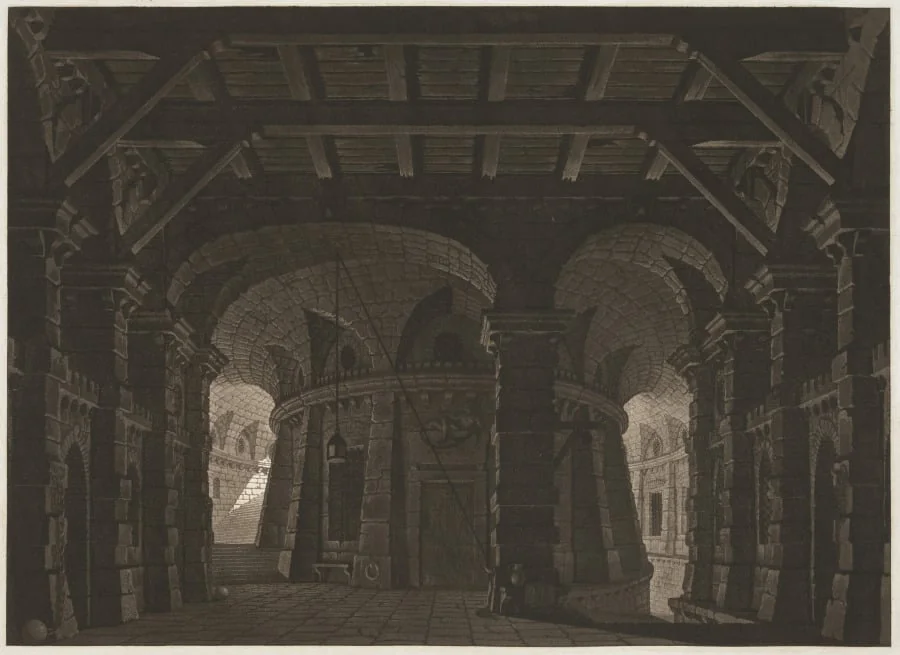 Subterranean Jail for the Stage, detail