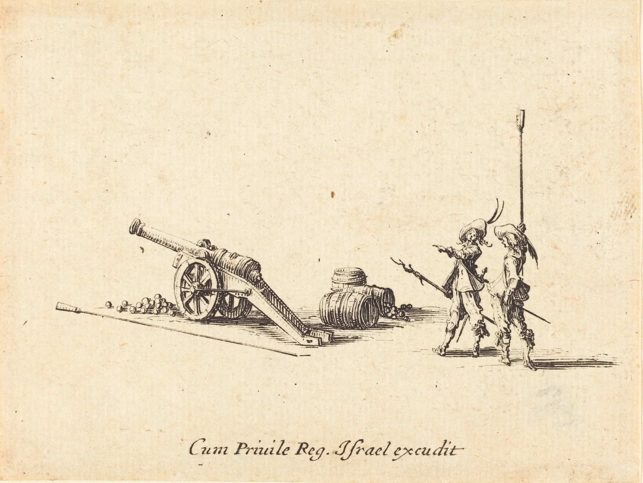 Preparing to Fire the Cannon, detail