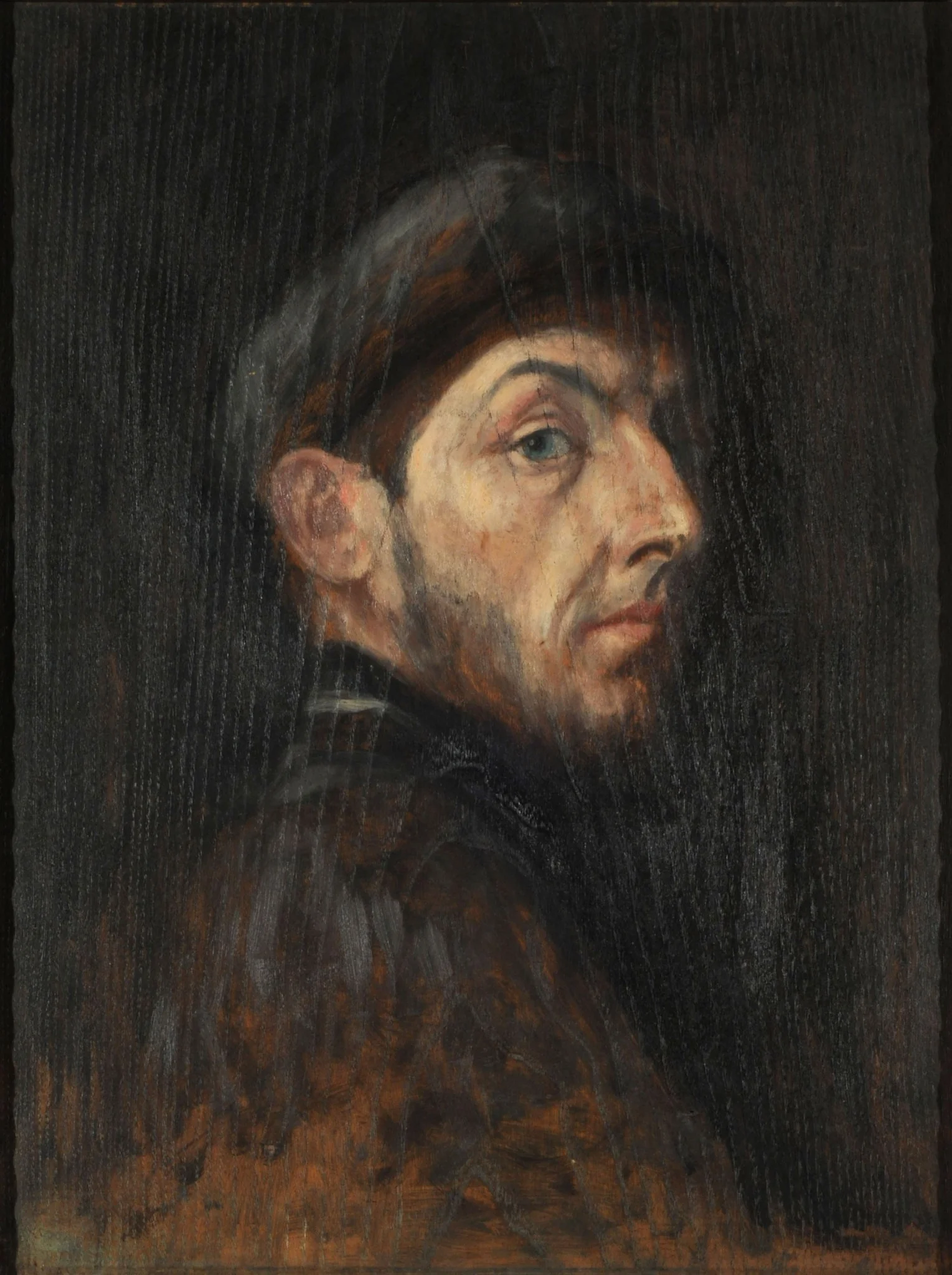 Self-portrait, detail