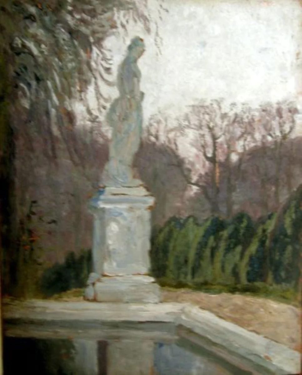 Peisaj din Grădina Luxemburg, detail