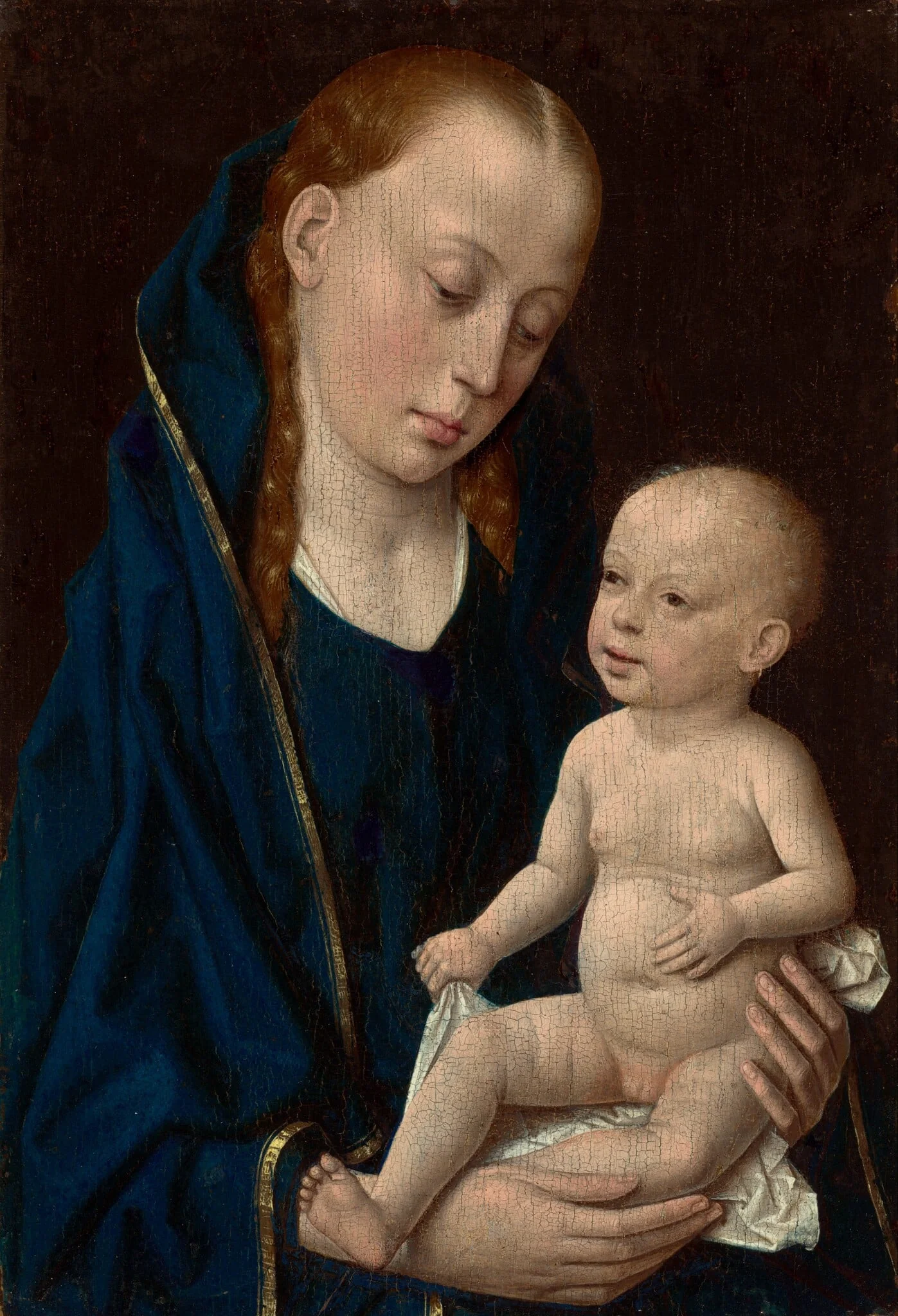 Madonna and Child, detail