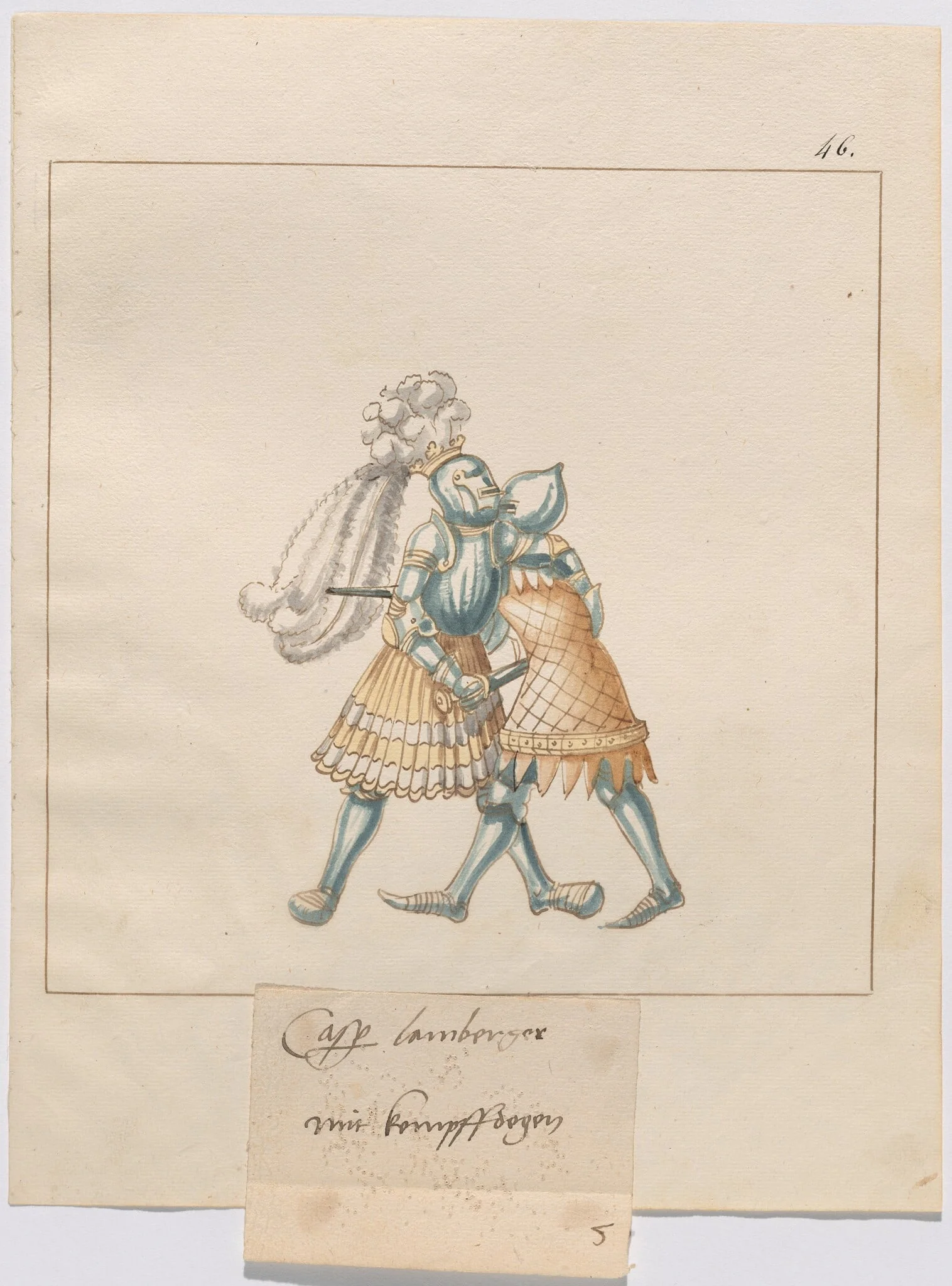 Foot Combat with Daggers, detail