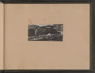Colinet's Journey, by William Blake, ink, 1821