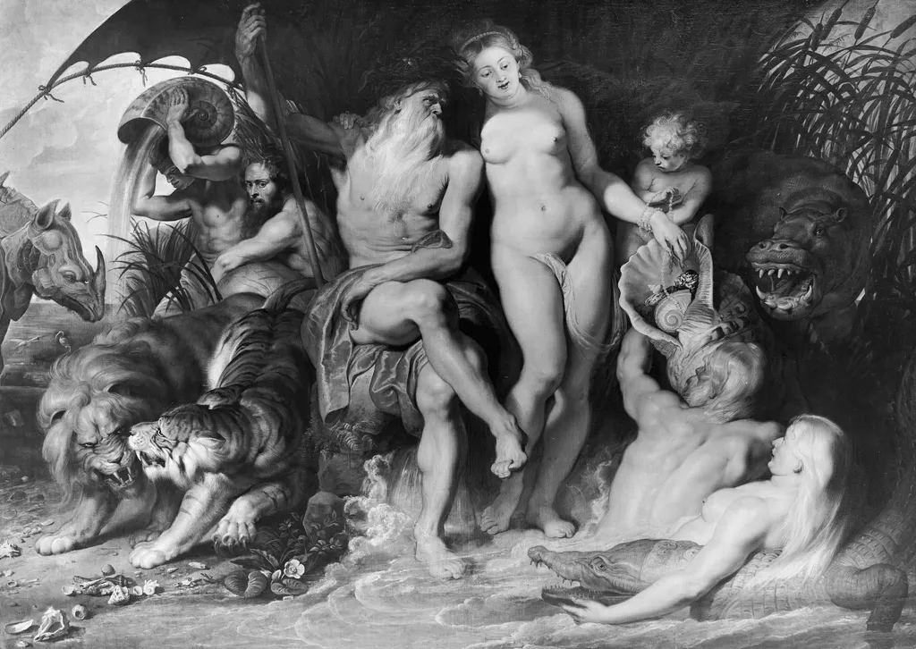 Neptune and Amphitrite, by Peter Paul Rubens, oil, 1614