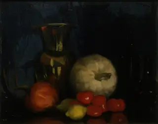 Decorative group, by Mina Arndt, oil, 1925