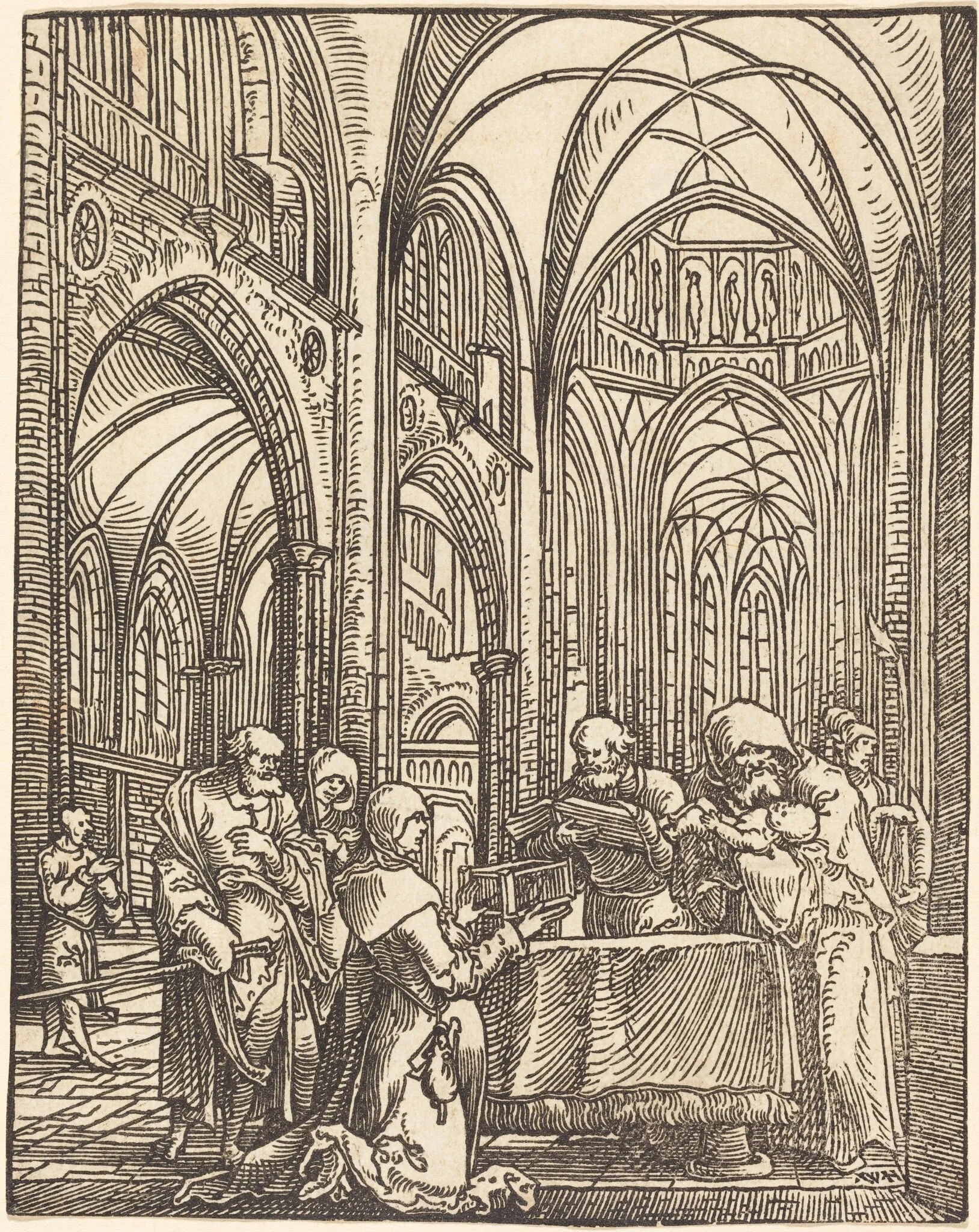 The Presentation in the Temple, detail