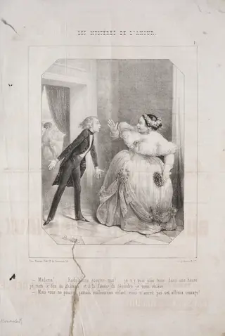 Les Mystères de l'amour:  No. 1, by Joseph Guillaume Bourdet, 1843
