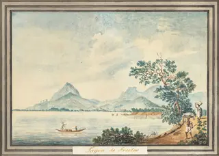 Lagoa de Freitas, by Joseph Tully, graphite, 1820