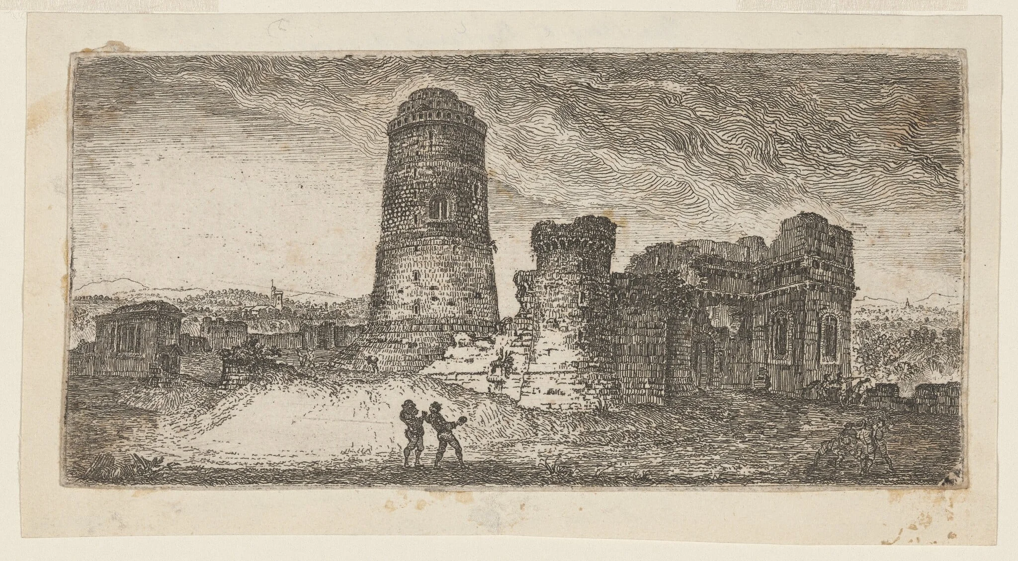 Tower at Pembroke Castle, detail